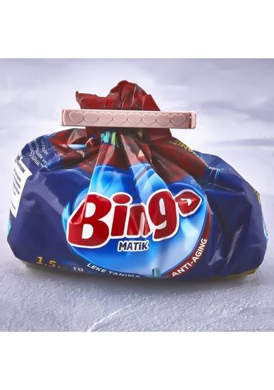 6 Adet Pratik Poşet Kapatıcı Klips Kp-143 Plastik 10 X 15 Beyaz Tr Diğer