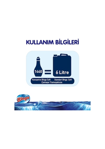 Bingo Soft Konsantre Yumuşatıcı Sensitive 1440 ML