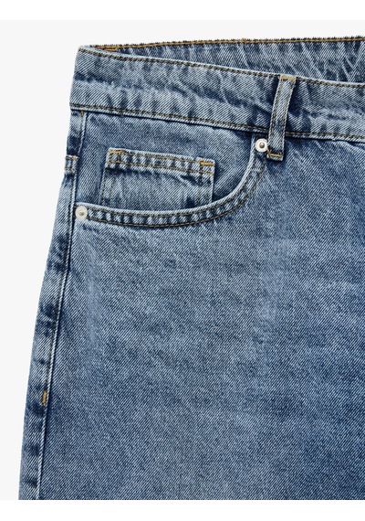 Koton Pamuklu Regular Fit Normal Bel Düz Paça Denim Pantolon - Tapered Jeans Açık İndigo 6sam40274nd Koton Pamuklu Regular Fit Normal Bel Düz Paça Denim Pantolon - Tapered Jeans Açık İndigo 6sam40274nd