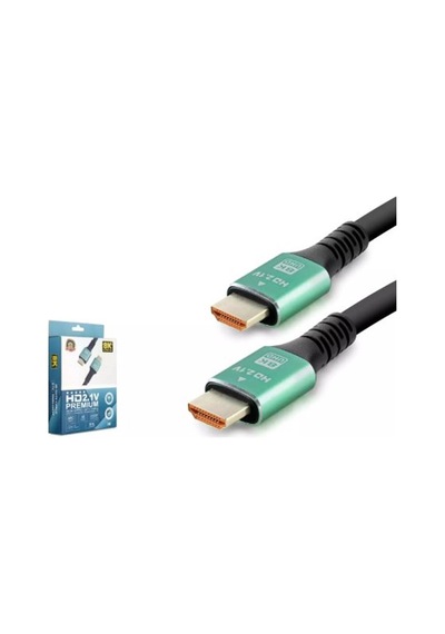 Hadron Hdx2045 Hdmı Kablo Pvc 8k 60hz 2.1v Optıc Od8.0 3m Siyah Kdo