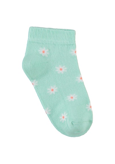 Civil Girls Flower 3'lü 2-12 Yaş Kız Çocuk Patik Çorap - Standart