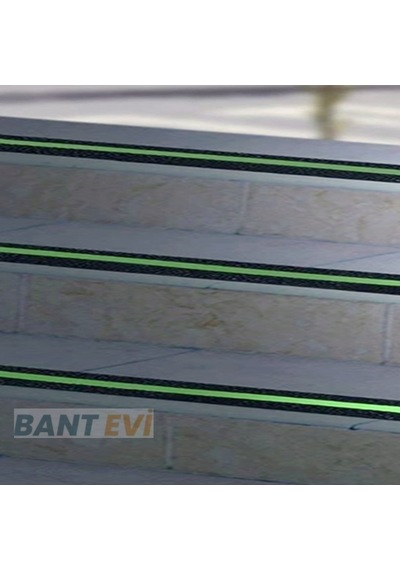 Fosforlu Kaydırmaz Bant İnce 2.5cmx25mt Fotolümenli Merdiven Bandı