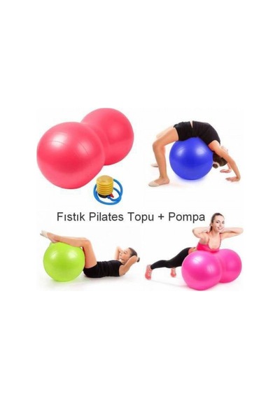 Pilates Topu Fıstık Top Fıstık Şeklinde Pilates Topu Pembe