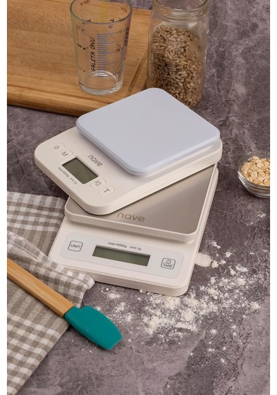 Nave Dijital Mutfak Tartısı, 6kg/0.1g Lcd Ekranlı Yüksek Hassasiyetli Gıda Ölçeği, Çoklu Ünite G/oz/ml/lb , P Diğer