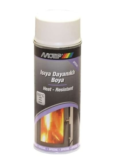 Motip Isıya Dayanıklı Beyaz Boya 400 Ml 500 C