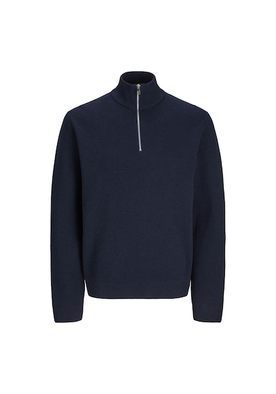 Jack&jones Jprblamılano Stıtch Knıt Half Zıp Sn Lacivert