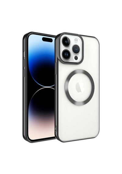 Apple Uyumlu iPhone 14 Pro Max Kılıf Magsafe Wireless Şarj Özellikli Setro Silikon