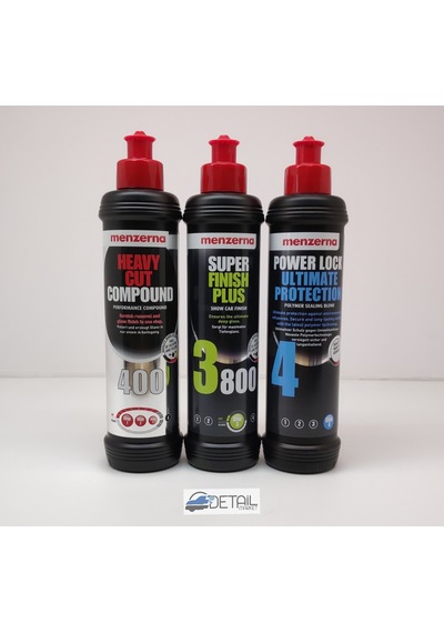 Menzerna 400 3800 Powerlock Pasta Hare ve Boya Koruma Seti 250 ML