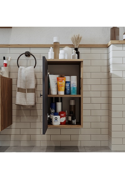 Banyo Dolabı Mat Mdf 60 X 35 Cm Banyo Boy Dolap Atlantik Antrasit Atlantik Çam - Antrasit Banyo Dolabı Mat Mdf 60 X 35 Cm Banyo Boy Dolap Atlantik Antrasit Atlantik Çam - Antrasit