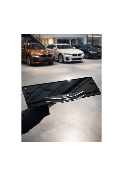 Bmw Gümüş Detaylı Full Pleksi Plakalık Premium Tasarım & Şık Görünüm - 864620441