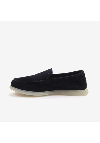 Rouge Kadın Loafer 0172 Mavi Süet
