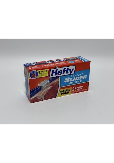 Hefty Tekrar Kullanılabilir Buzdolabı Poşeti 35 Adet 20.3 x 5 x 14.4 CM