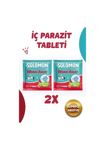 Kedi Köpek İçin Bitkisel Ve Lezzetli Anti Tablet 2 Adet 4 Tablet