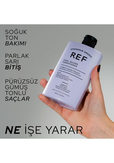 Stockholm- Cool Sılver Condıtıoner 100 Ml Sarı Ve Gümüş Renkli Saçlara Özel Bakım Kremi 100