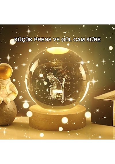 Kücük Prens Ve Gül Küre Belirtilmemiş