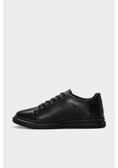 Fast Step Hakiki Deri Erkek Casual Ayakkabı 126ma443 Siyah