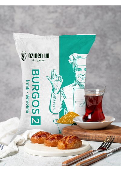 Özmen Un Burgos 2 Numara İrmik Semolina 25 Kg