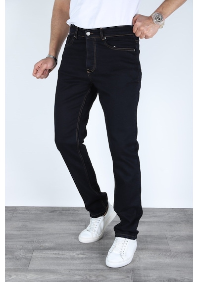 Myrab Denim Erkek Regular Fit Yıkamasız Görünümlü Kot Pantolon Zift Lacivert Myrab Denim Erkek Regular Fit Yıkamasız Görünümlü Kot Pantolon Zift Lacivert