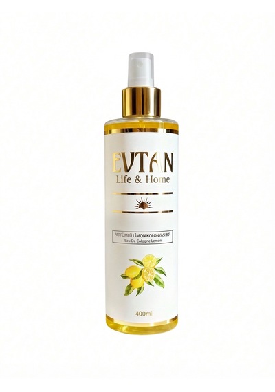 Evtan Life & Home Parfümlü Limon Kolonyası 80 400 Ml Eau De Cologne Lemon