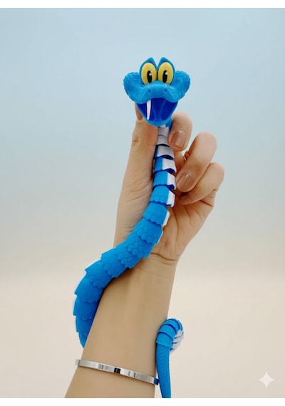 Zootropolis Yılan / Zootopia Gary The Snake Figür - 35cm