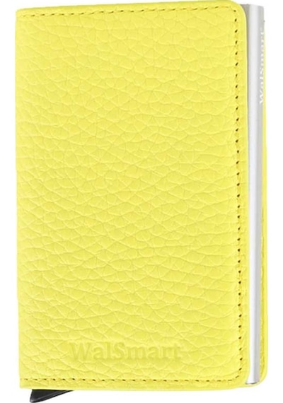 Walsmart Book Floater Akıllı Mekanizmalı Deri Cüzdan Sarı