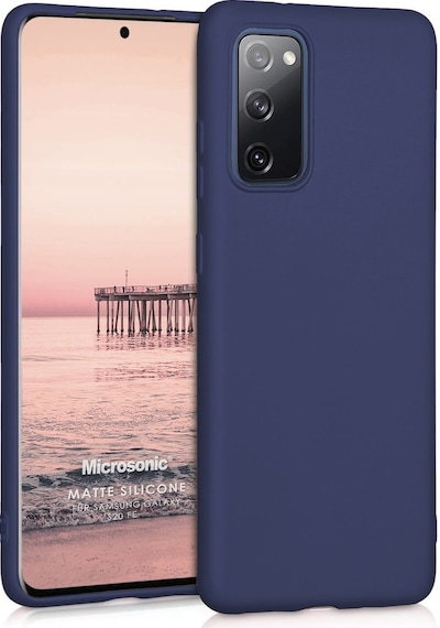 Microsonic Matte Silicone Samsung Uyumlu Galaxy S20 Fe Kilif Lacivert 458652451