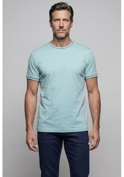 Bisse Su Yeşili Studio Bi Si Klet Yaka Şeri Tli T-shirt Bsts26y26300 D78