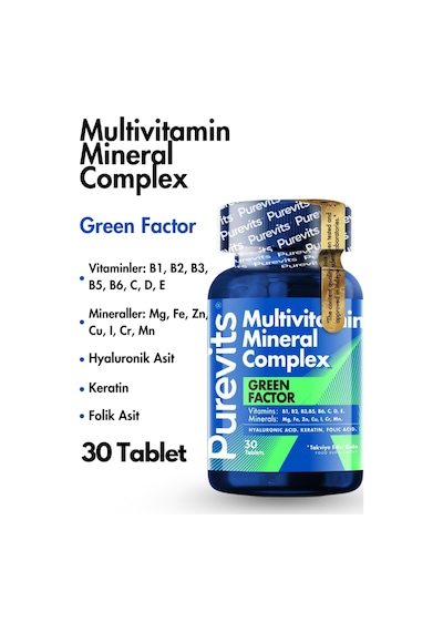 Purevits Multivitamin Minarel Complex 30 Tablet