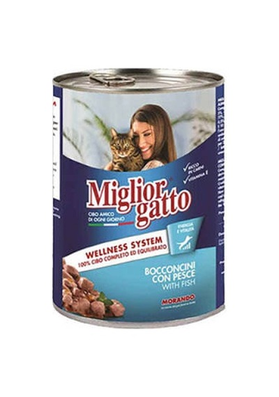 Gatto Balıklı Yetişkin Kedi Konservesi 405 Gr