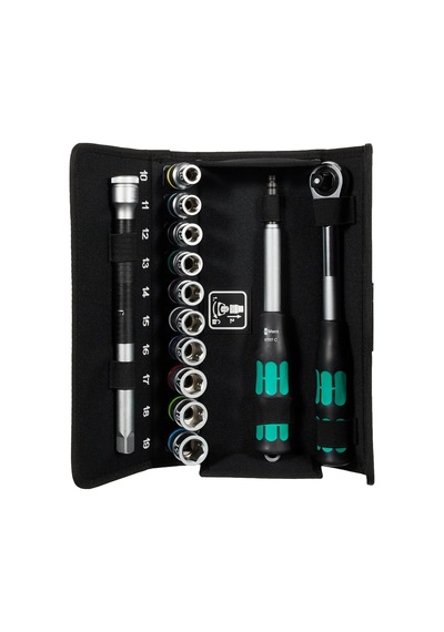 Wera 05004090001 8006 Sc 1 Zyklop Hibrit Cırcır Seti, 1/2 Inç Tah