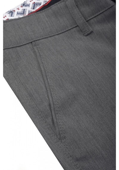 Deepsea Erkek Antrasit Modern Fit Likralı Kumaş Pantolon Günlük & Ofis Kullanımı 2602020 Antrasit