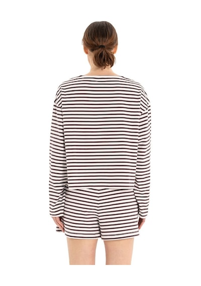 Inguz Stripe %100 Pamuk T-shirt Çizgili