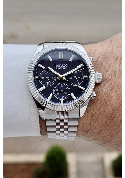Ferrucci Fcıste472 Erkek Kol Saati Gümüş
