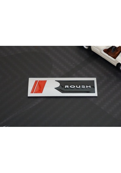 Ford Mustang Roush Bagaj Body Logo Krom Metal 3M Plaka N11.2429