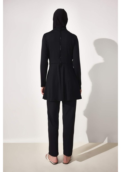 Defacto Regular Fıt 5li Siyah Burkini Mayo G7445ax26hsbk27 Siyah-bk27