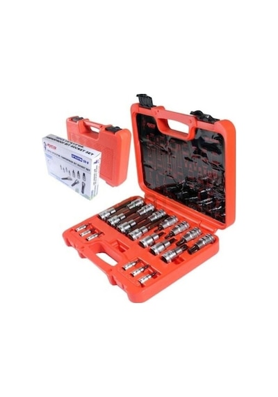 Rıco-007-rc3029 20 Pc 1/4-1/2 Delikli Torx Lokma Seti