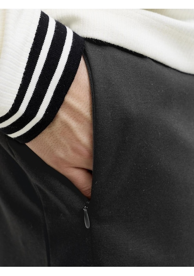 Jack & Jones Erkek Ip Ile Baglamali Lastikli Bel Sort- Gordon - 12288632 Siyah