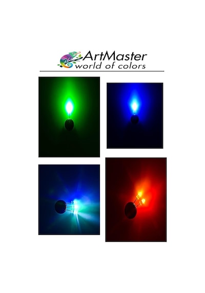 Mantar Led Lamba Diyot 30 Lu 1 Paket Karışık Renkli 4.8 Mm Led Lamba Mini Mantar Elektronik Aydınlatma Ampulü