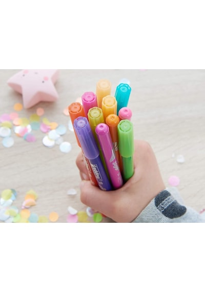 Edding 15 Funtastıcs Çocuklar İçin İnce Uçlu Keçeli Kalem 18'li Set - 1 Mm Yuvarlak Uç