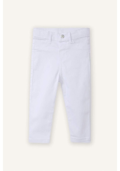 Defacto Düz Paça Pantolon Erkek Bebek B6744a526spwt34 Beyaz-wt34