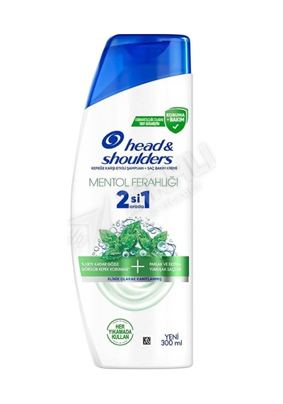 Head & Shoulders 2'si 1 Arada Mentol Ferahlığı Şampuan 300 Ml