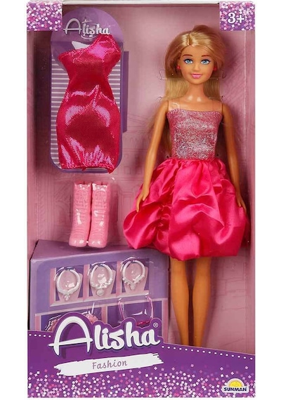 Alisha Gece Elbiseli Bebek Oyun Seti Moda Tutkunları İçin Parıltılı Bir Dünya