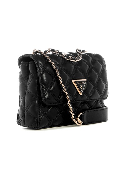 Guess Kadın Omuz Çantası Qg967374-black Siyah