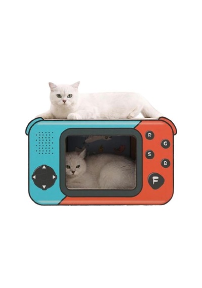 Oyun Kutusu Şekilli Karton Kedi Tırmalama 44x34x23 Cm