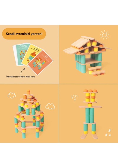 Oppi Stix Uyumlu Yaratıcı Kartlar 24 Parça