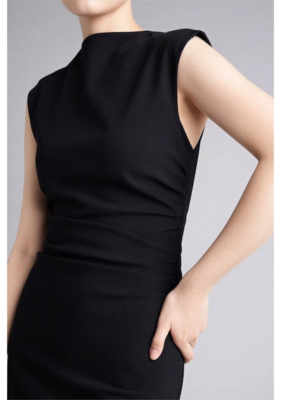 Defacto Bodycon Vücudu Saran Mini Elbise H0163ax26smnv245 Lacivert-nv245