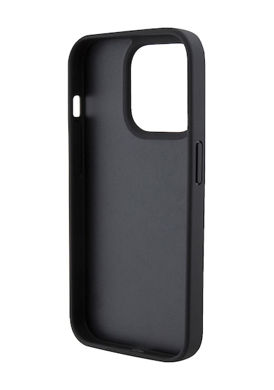 Apple Uyumlu iPhone 15 Pro Kılıf Ferrari Lisanslı Deri Dikişli Arka Yüzey Metal Logo Tasarımlı Kırmızı