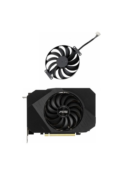 T129215bu Fdc10u12d9-c Asus Rtx 3050 Rtx 3060 Phoenix Sessiz Soğutucu Fan İçin 95mm Grafik Kartı Soğutma Fanı Deği Diğer