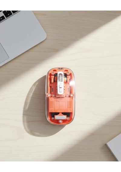 Bluetooth Ve Usb Destekli Kablosuz Şeffaf Mouse Sessiz Kullanım Diğer