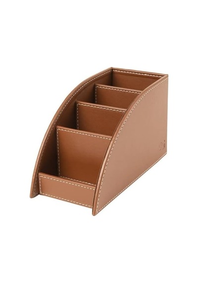 Tr Kalemlik Ve Kumandalık Suni Deri Masaüstü Organizer 4 Gözlü 21,5x10x12,5 Cm Genel